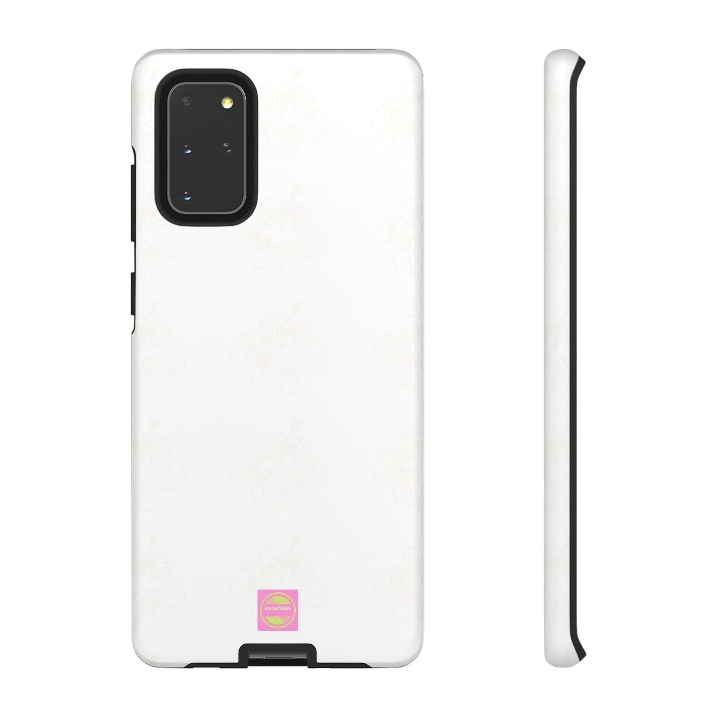 White Faded Hibiscus Phone case