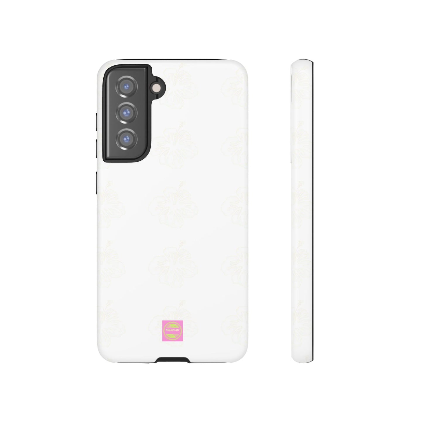 White Faded Hibiscus Phone case