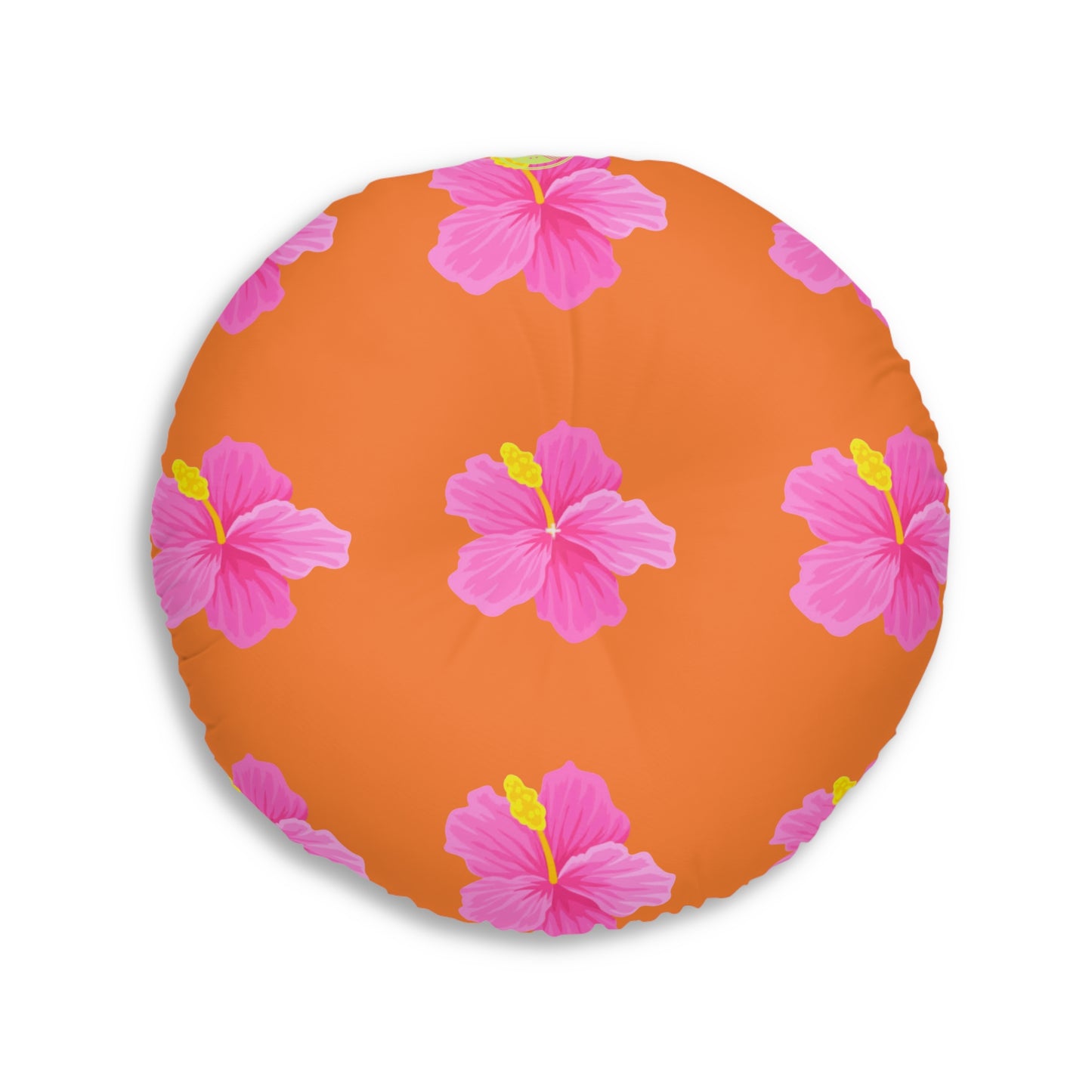 Round coastal pillow