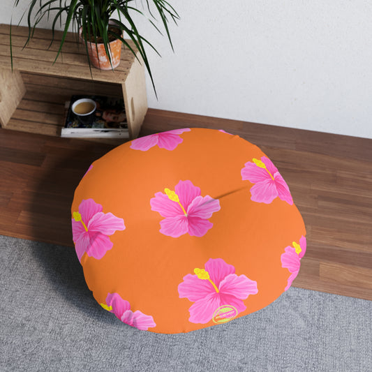 Round coastal pillow