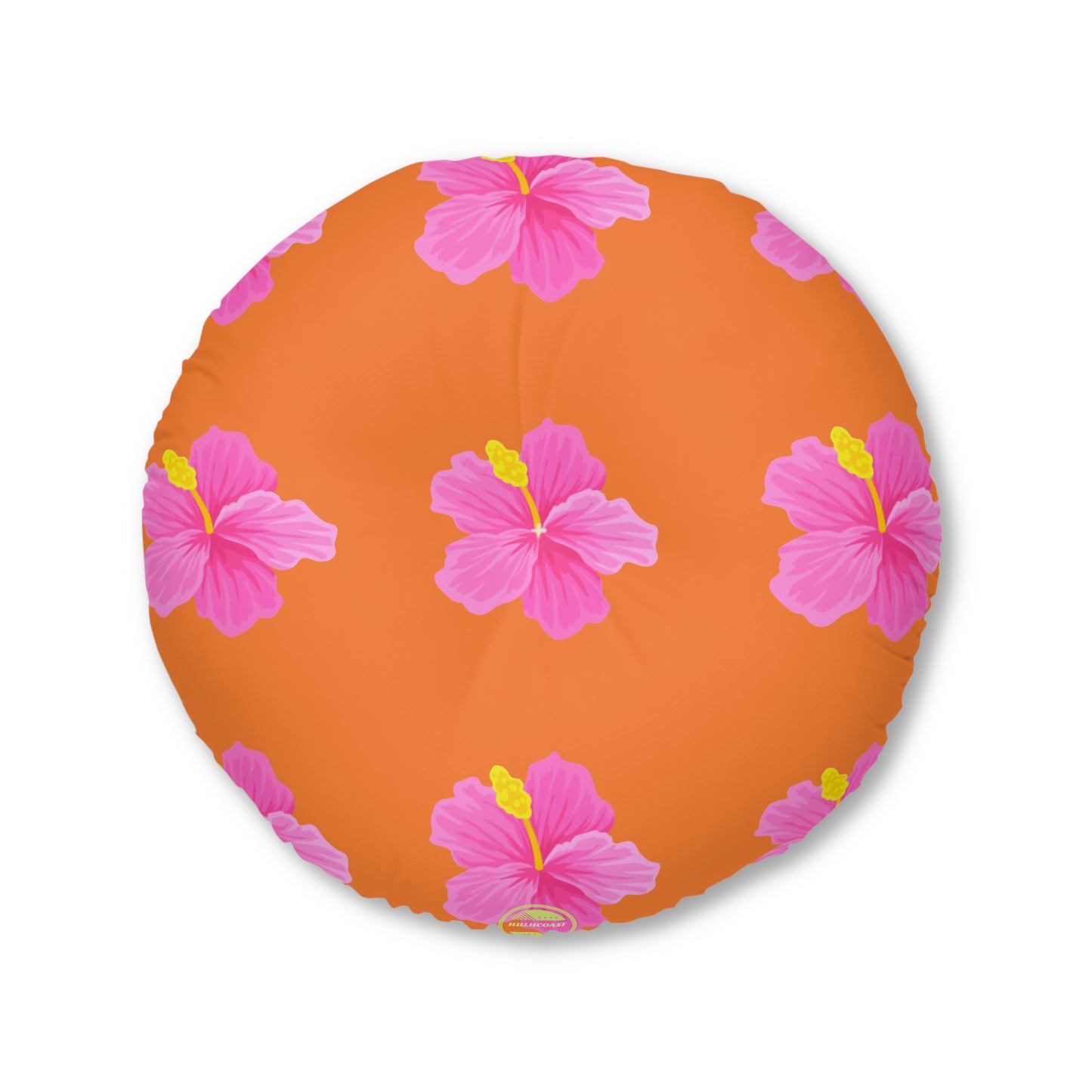 Round coastal pillow