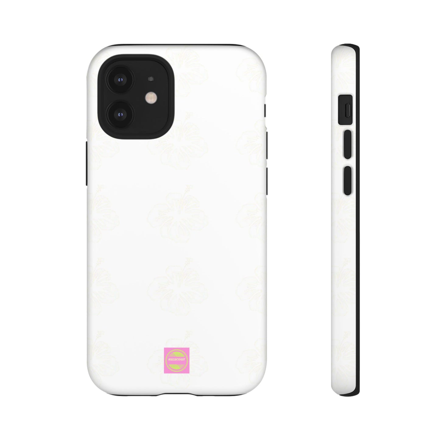 White Faded Hibiscus Phone case